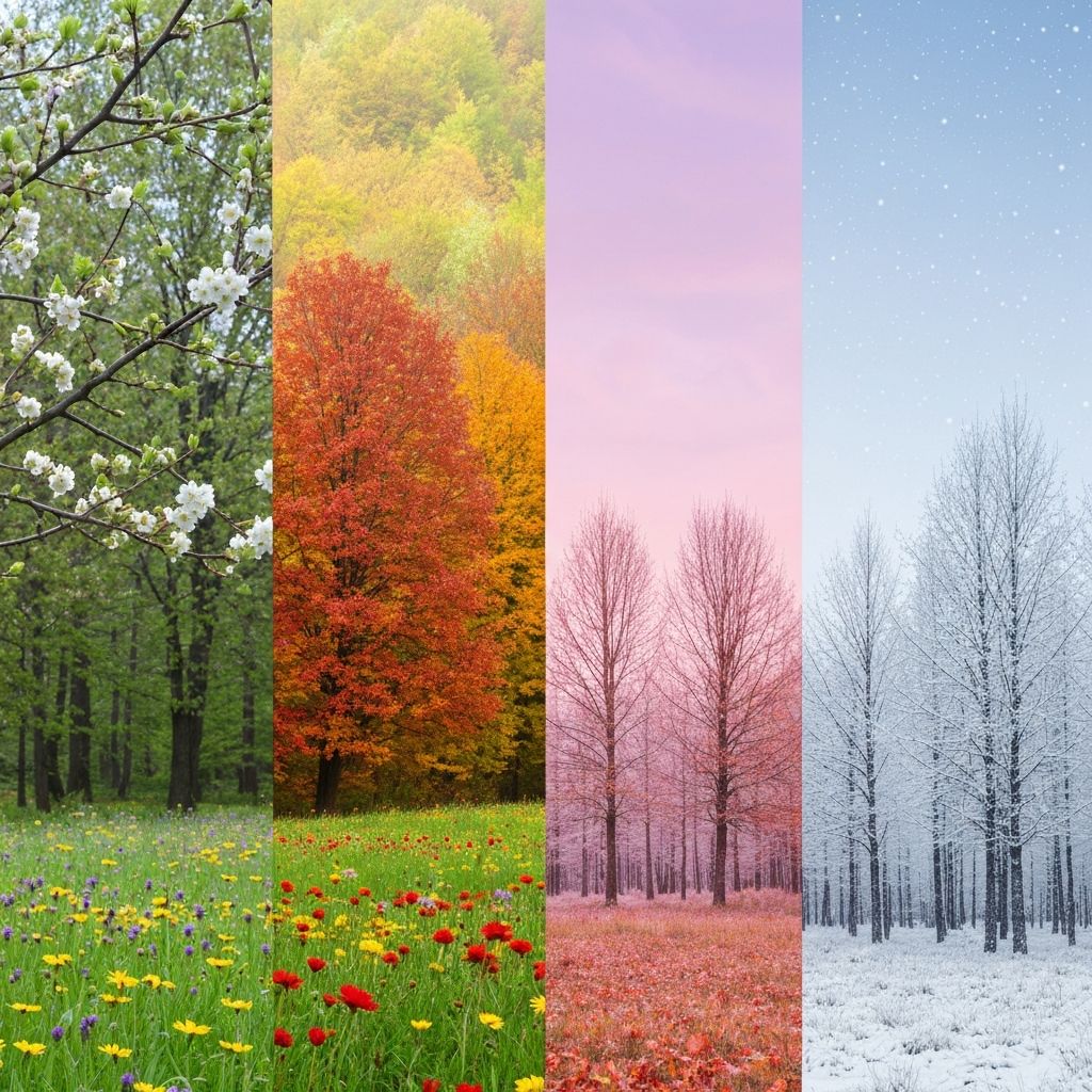 Cztery pory roku w jednym kadrze
